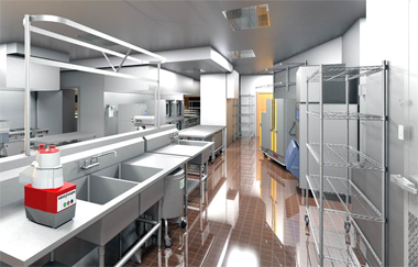   Commercial Kitchen, 3D Revit Symbols