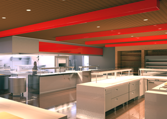 Kitchen Rendering, 3D Revit Symbols